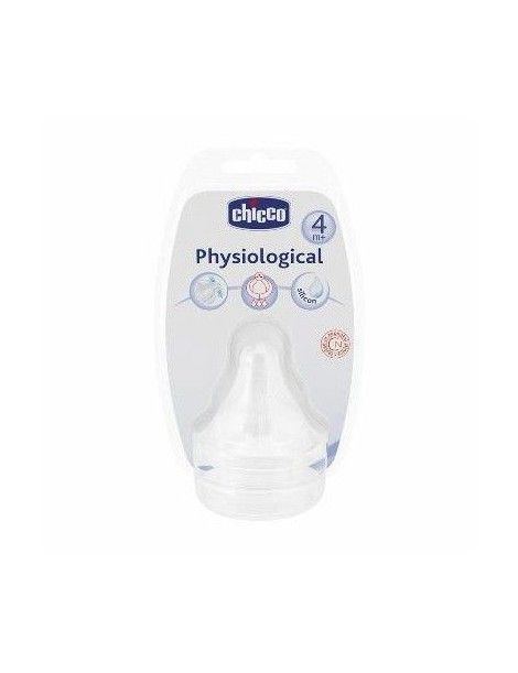 TETINA FISIOLÒGICA SILICONA 3OR. +4M. 2U. CHICCO