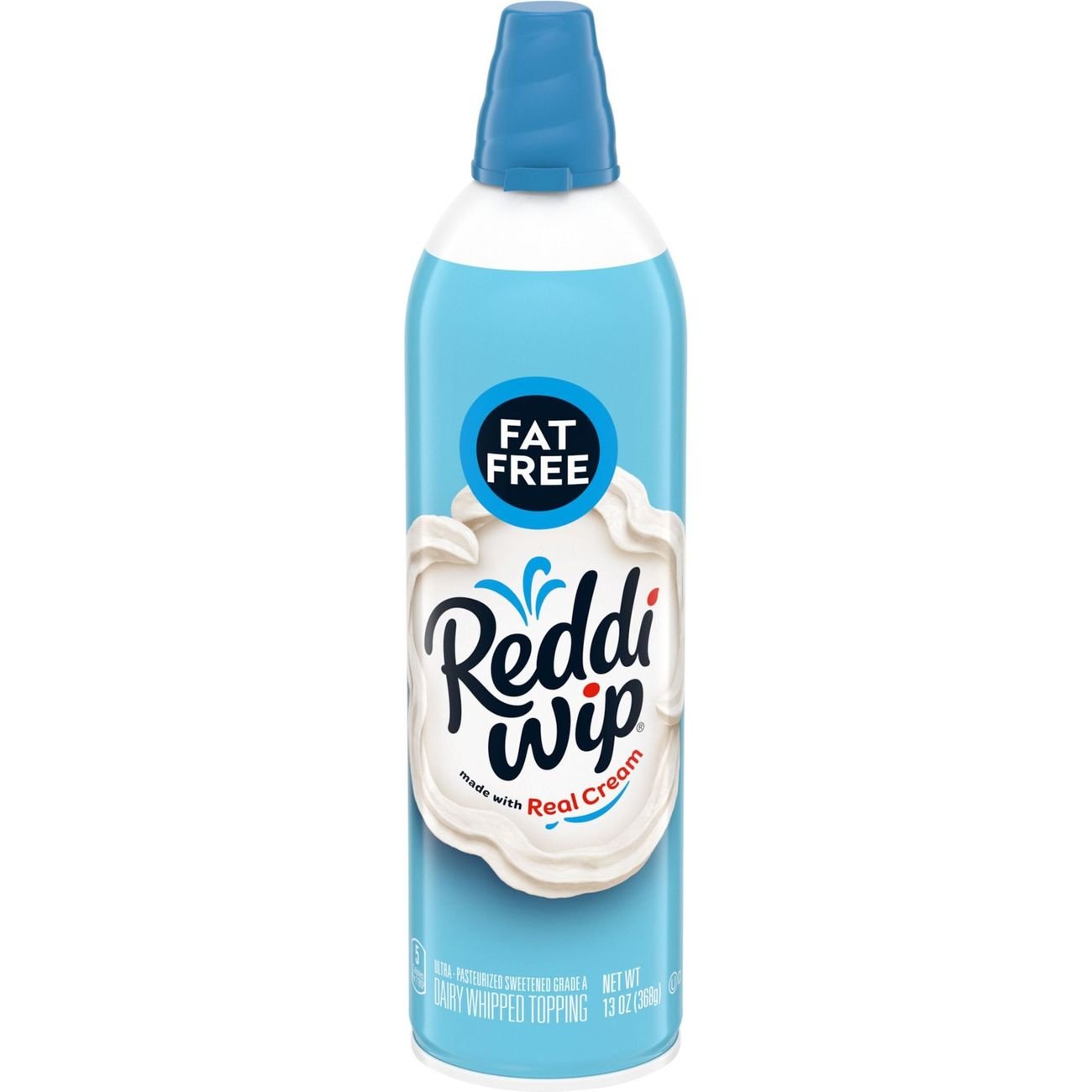 Reddi-Wip Fat Free Whipped Topping, Keto Friendly, Gluten Free, 13 Oz.