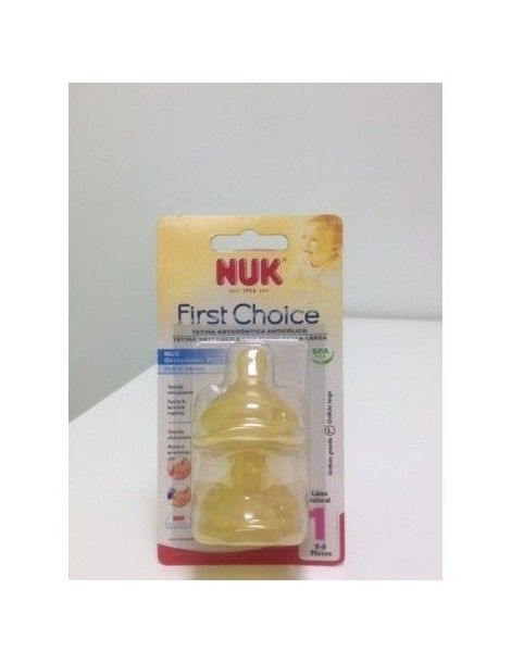 NUK TETINA LATEX T1 2U