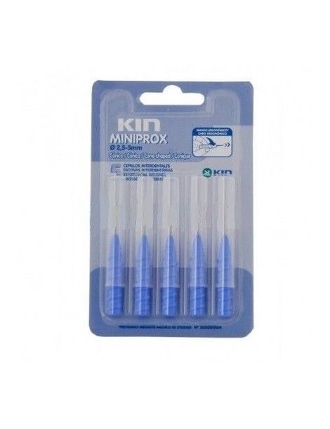 INTERDENTAL KIN MINIPROX 1.3MM BLAU CÒNIC