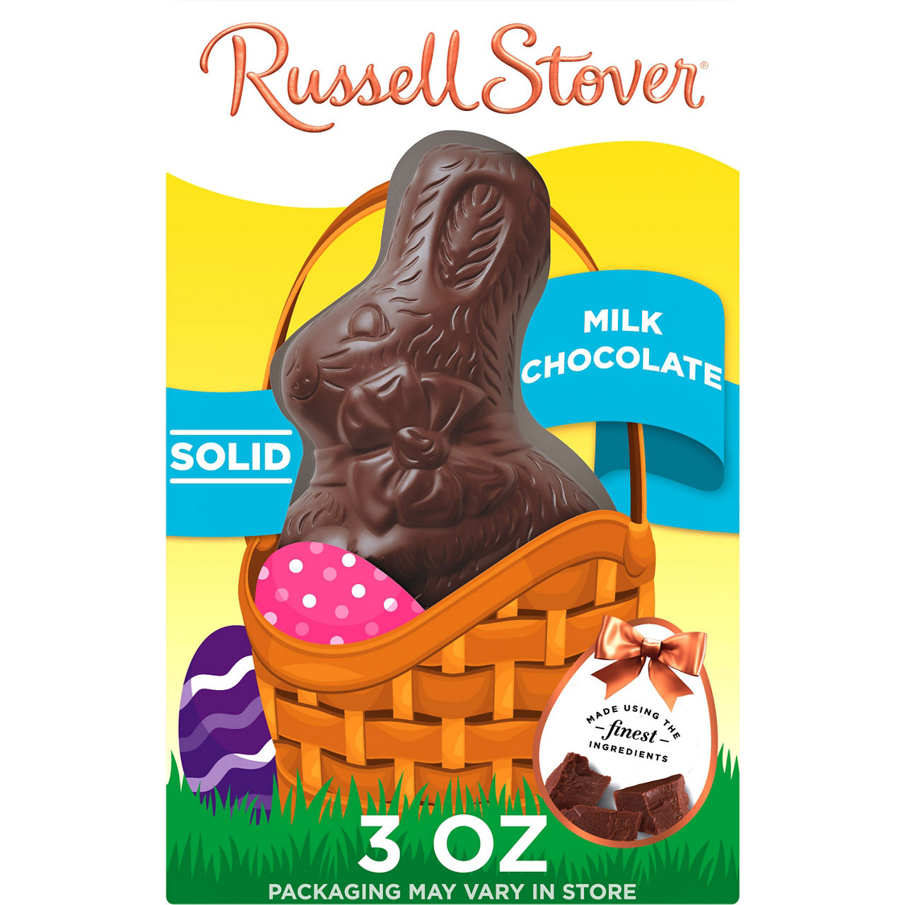 Solid Milk Chocolate Bunny, Solid Milk Chocolate