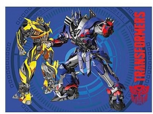 Hasbro Transformers Bumblebee And Optimus Prime Heat Transfer Area Rug Carpet Plush