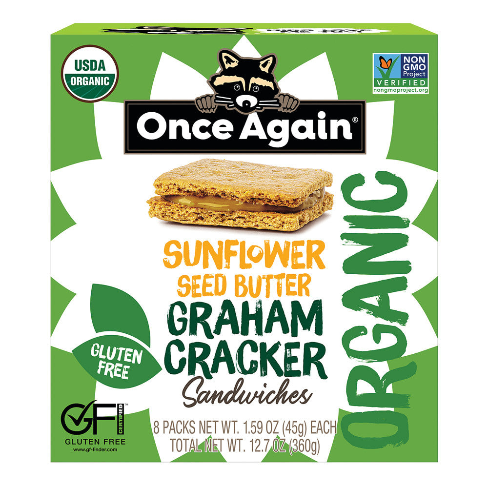 Organic Sunflower Seed Butter Graham Cracker Sandwiches, Graham Cracker