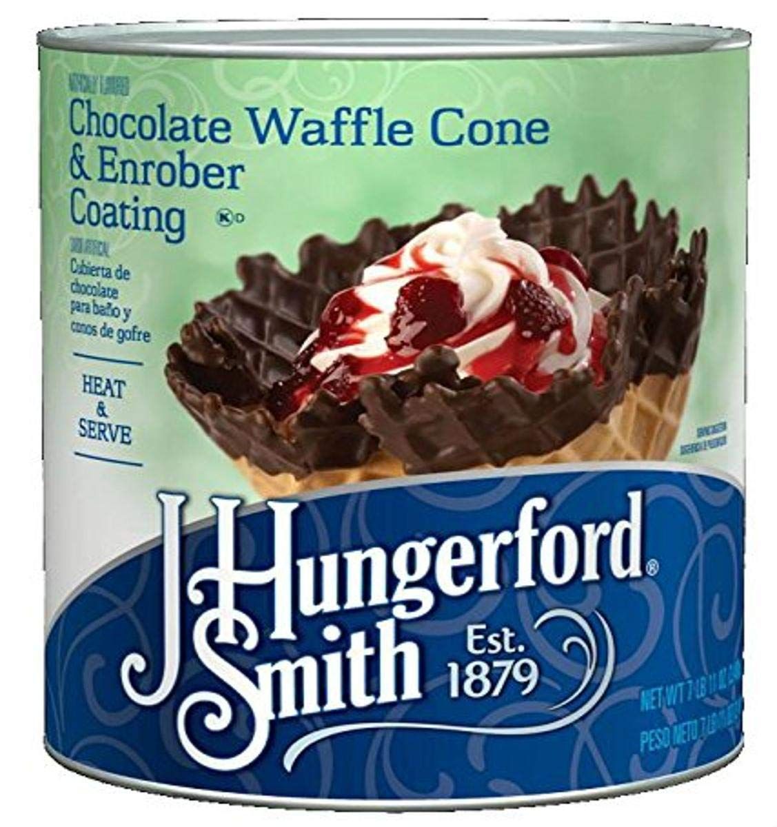 J Hungerford Smith Chocolate Enrober Coating 3/123Oz