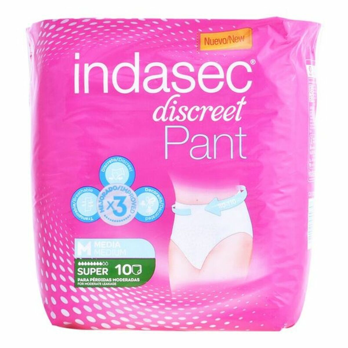 INDASEC PANT SUPER T.M 10U.