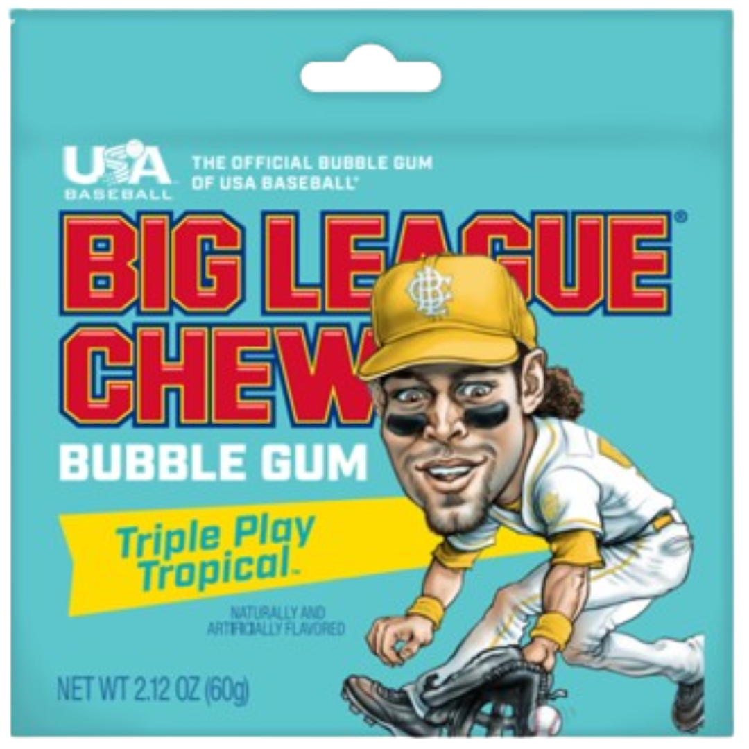 Big League Chew Ford LTO Triple Play Tropical 12×2.12oz