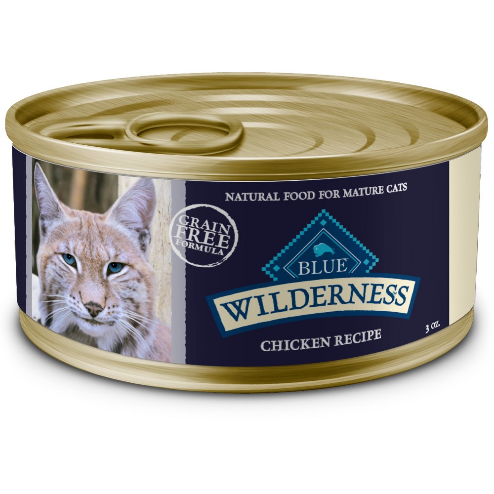 Blue Buffalo Wilderness Chicken Recipe For Mature Cats Wet Cat Food