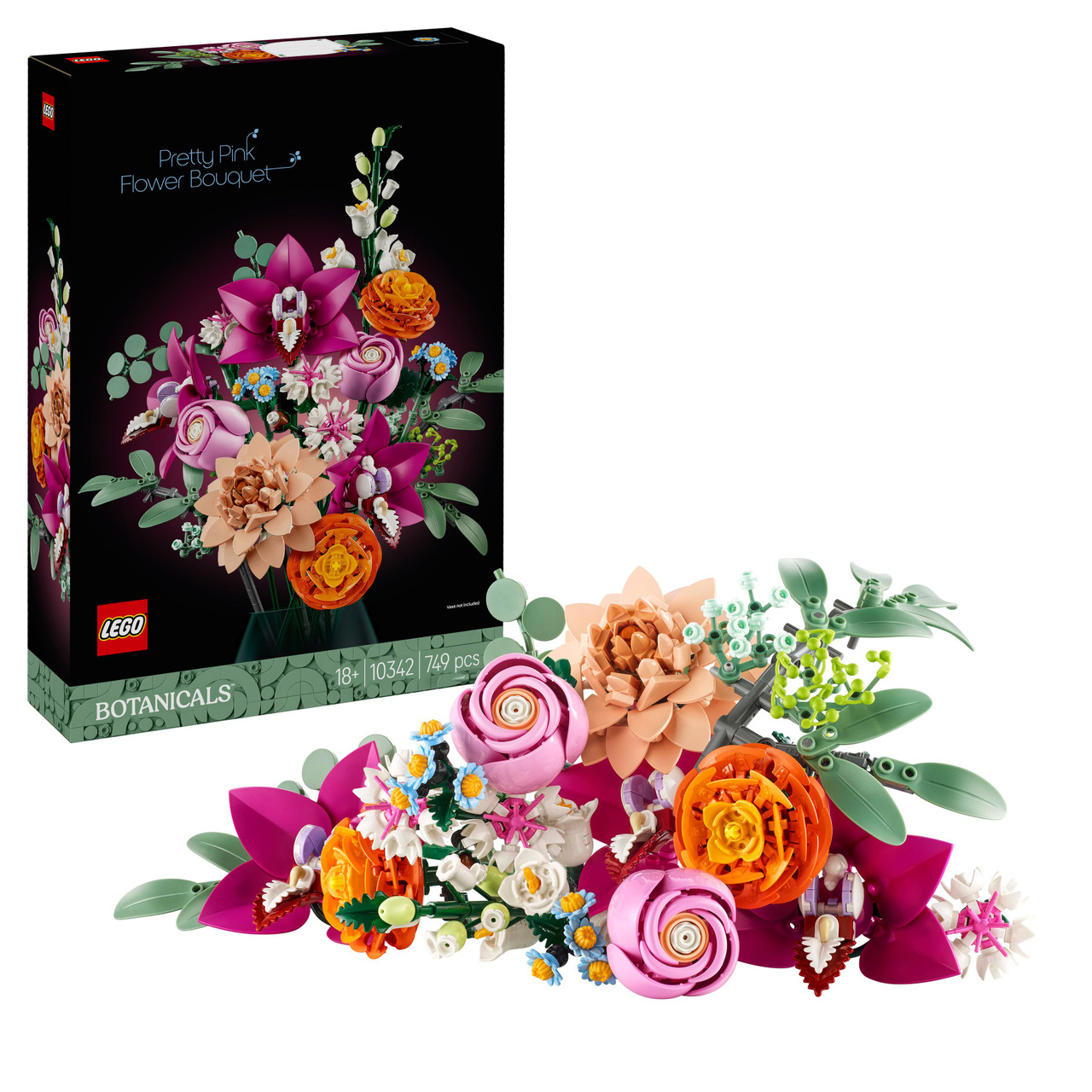Lego Botanicals Pretty Pink Flower Bouquet 10342