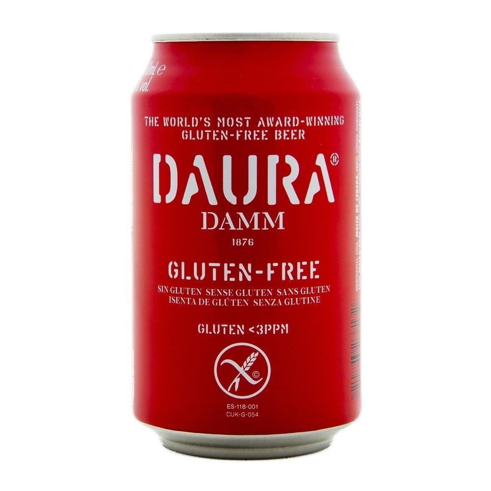 CERVEZA DAURA DAMM S/GLUTEN LATA 33 CL