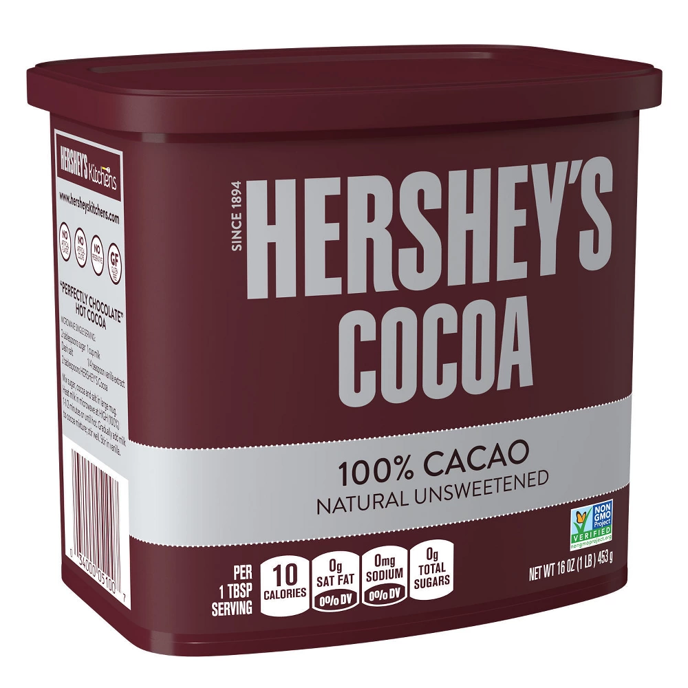 Photo of Hershey's Natural Unsweetened Cocoa Powder Can - 16oz