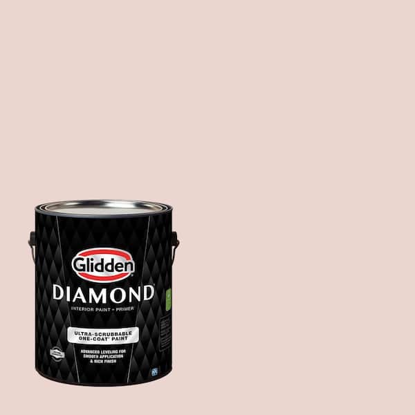 Glidden Diamond 1 Gal. PPG1062-2 Coral Cream Satin Interior Paint With Primer