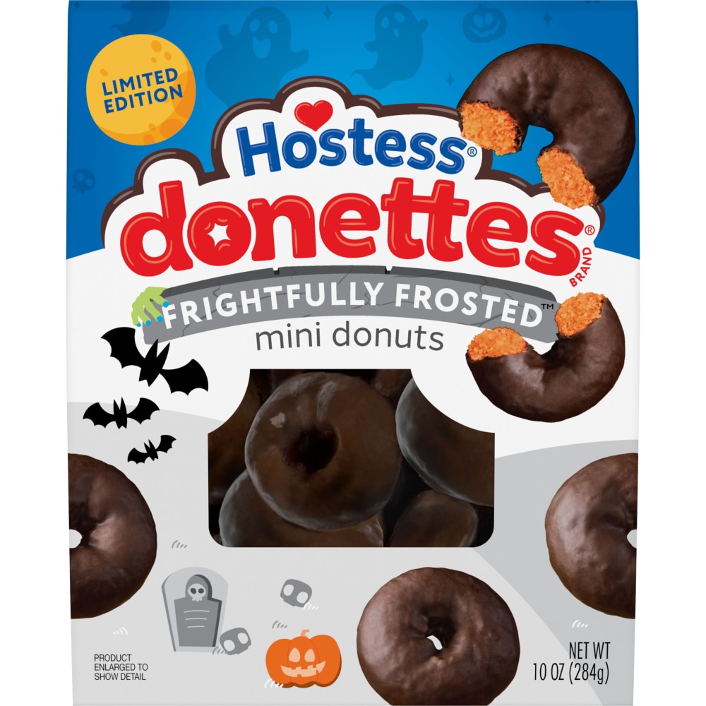 Hostess Donettes Frightfully Frosted Mini Donuts, 10 Oz. Bag