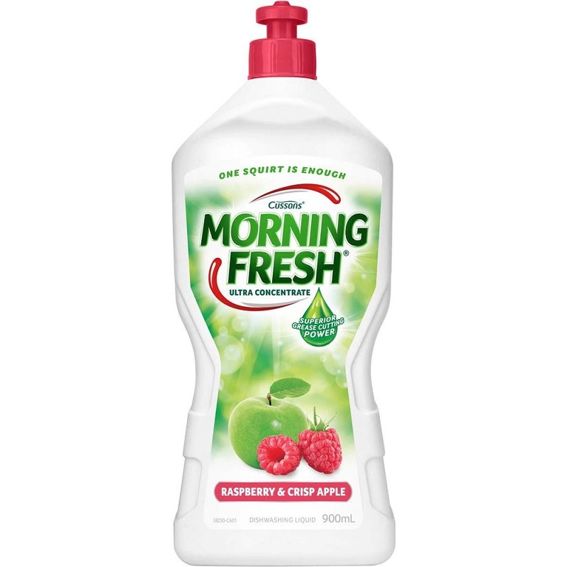 Cussons Morning Fresh Dishwashing Liquid Raspberry & Crisp Apple 900mL
