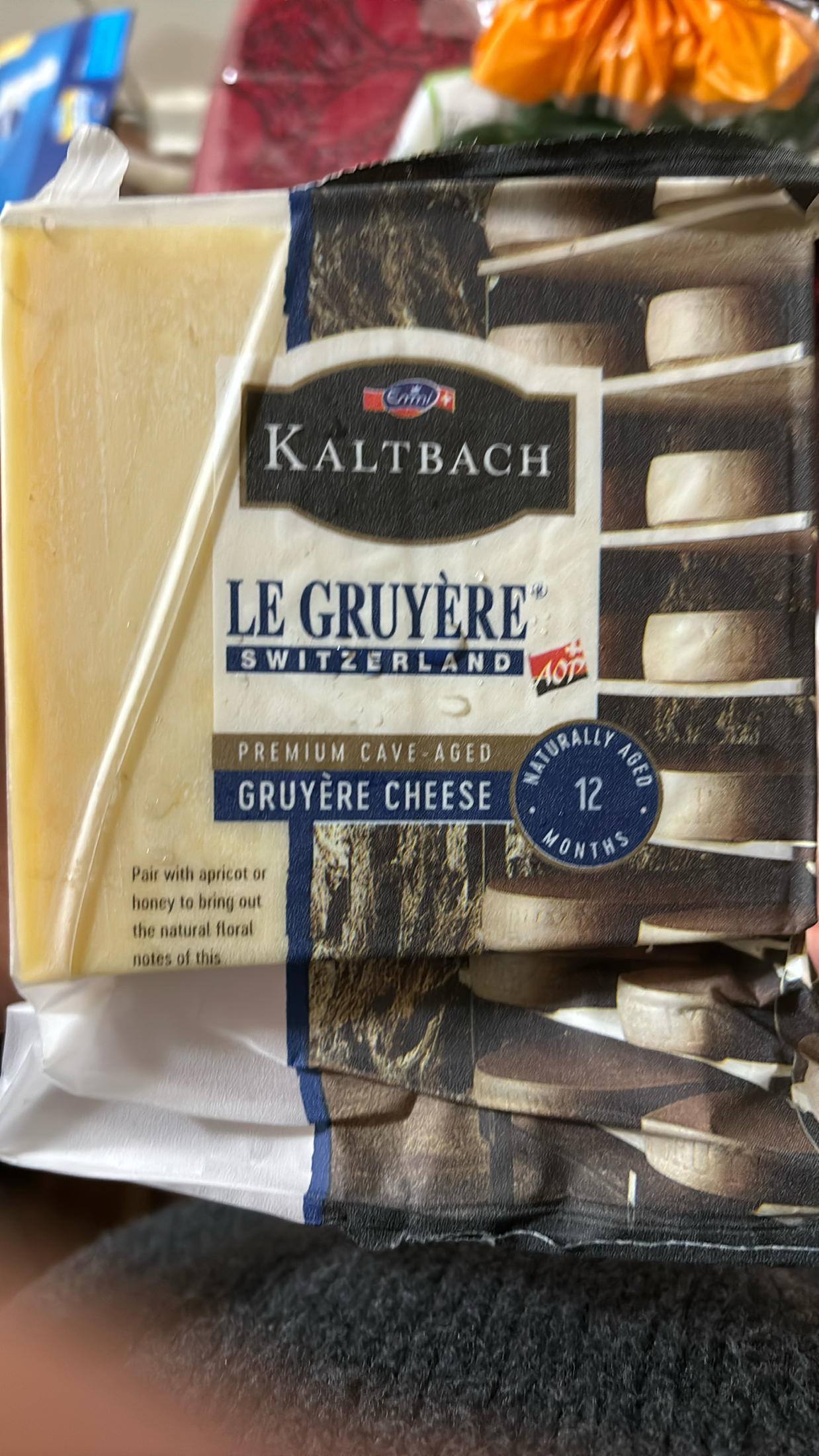 Gruyere Premium Kaltbach Cave-Aged Cheese, Gruyere