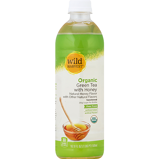 Organic Green Tea with Honey, Honey
