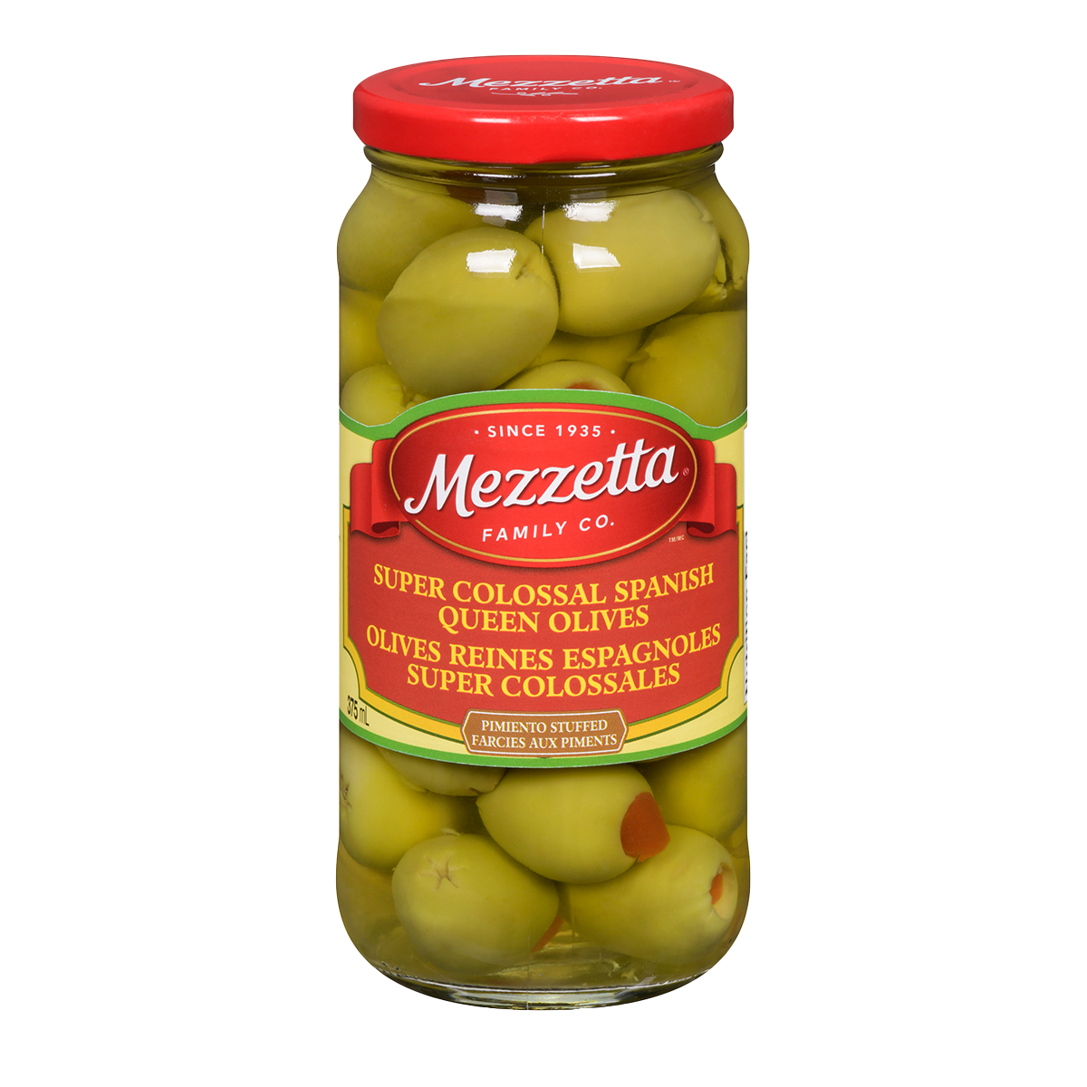 Pimiento Stuffed Super Colossal Spanish Queen Olives, Pimiento