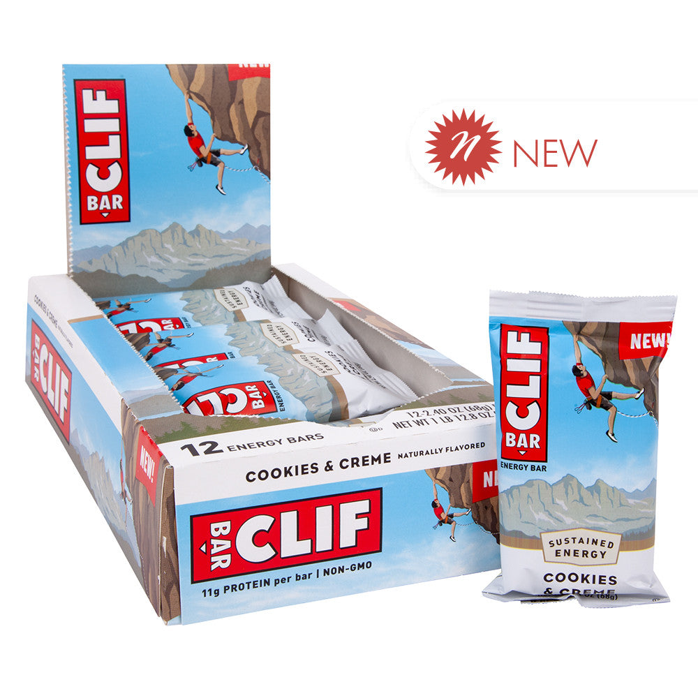 Clif Bar Energy Cookies & Cream 12ct/2.4oz