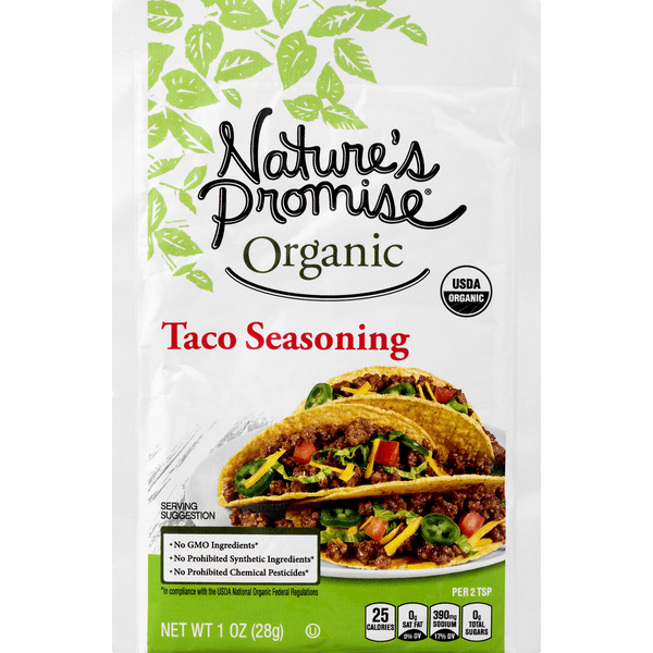 Nature's Promise Organic Seasoning, Taco