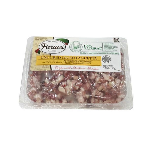 Savory & Sweet Uncured Diced Pancetta, Savory & Sweet