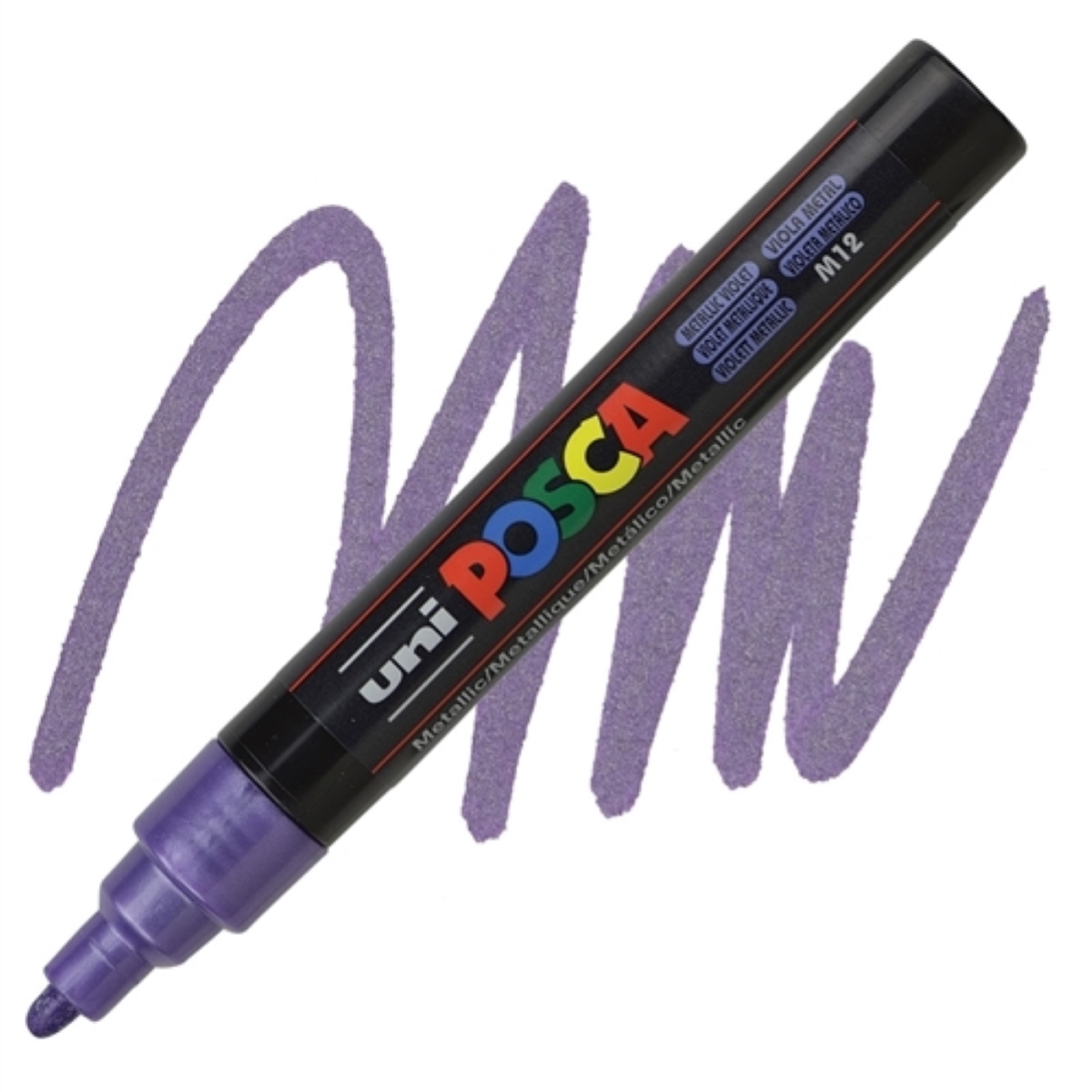 Photo of Posca Paint Marker, PC-5M Medium Bullet, Metallic Violet