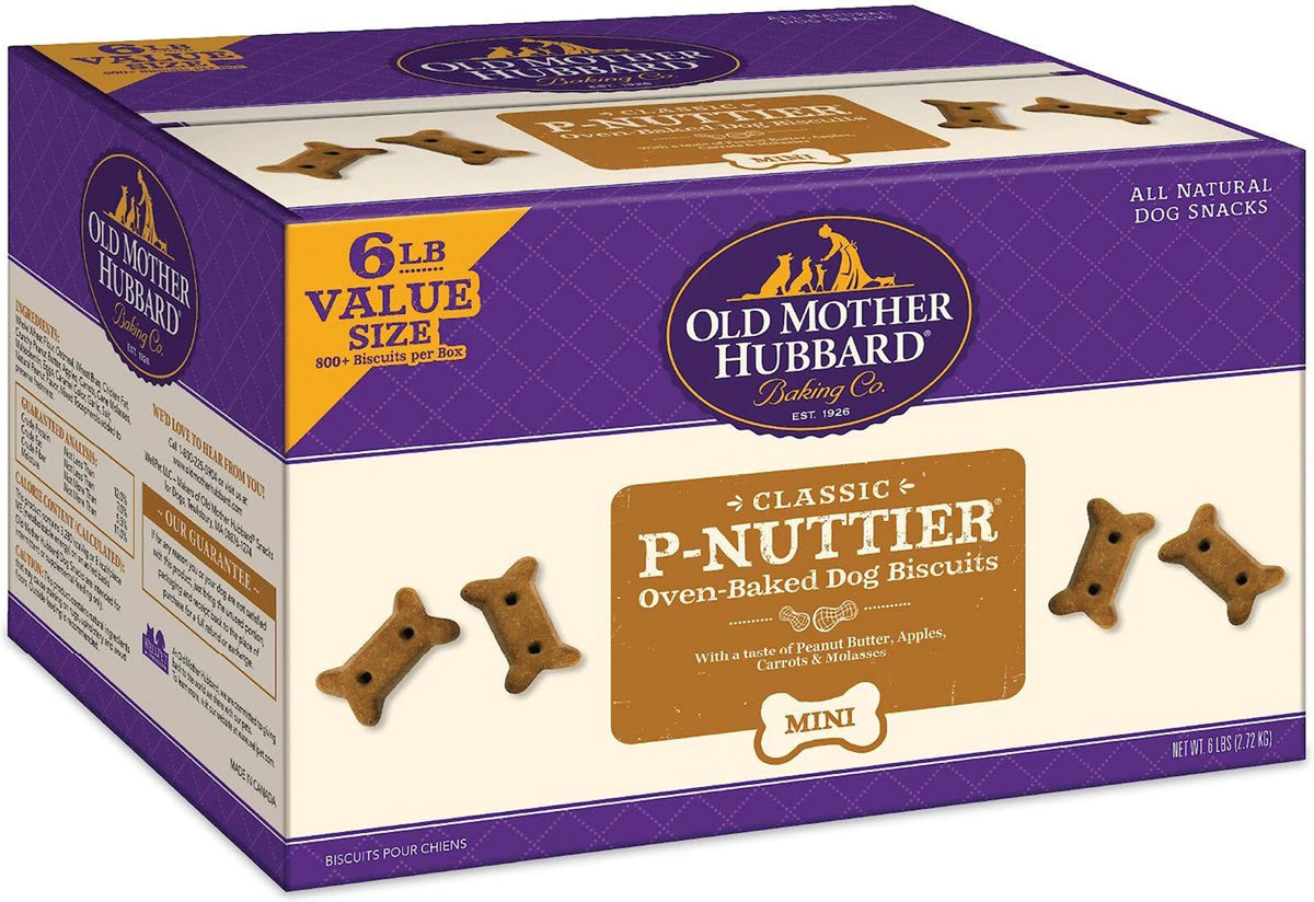 Old Mother Hubbard Classic Oven Baked P-Nuttier Mini - Dog Treats