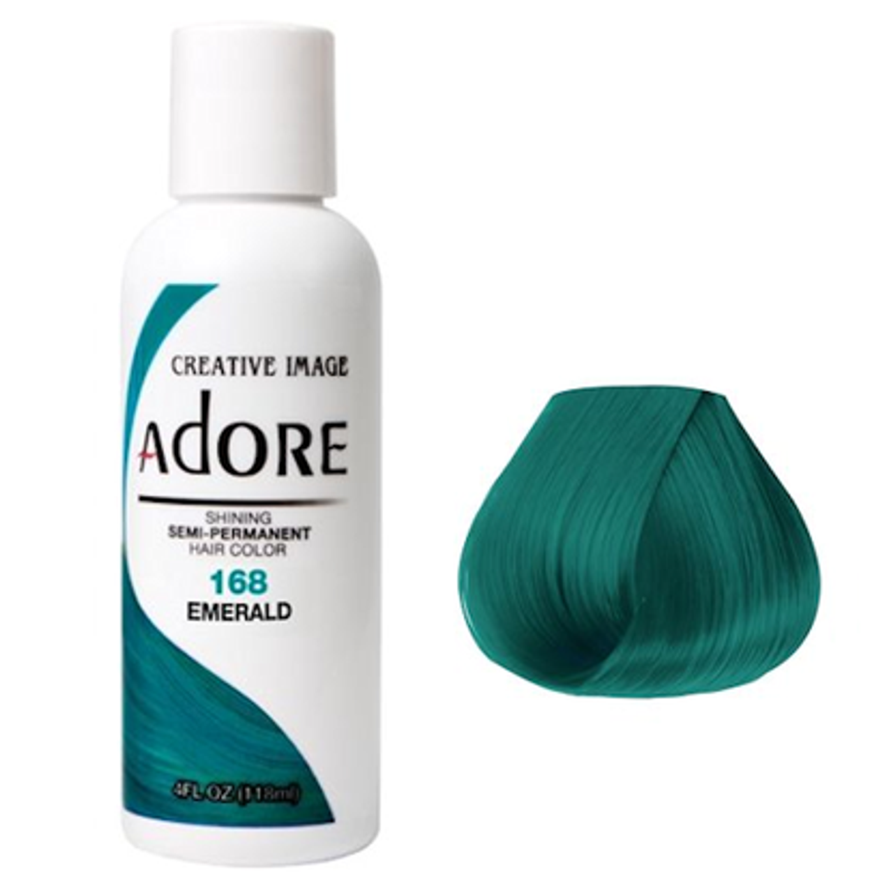 Photo of Adore Semi Permanent Hair Color 168 Emerald 4 Oz