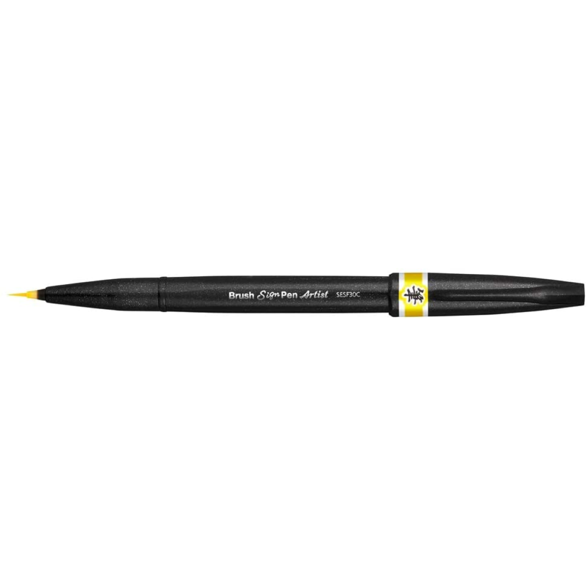 Photo of Pentel Artist Brush Sign Pen - Yellow