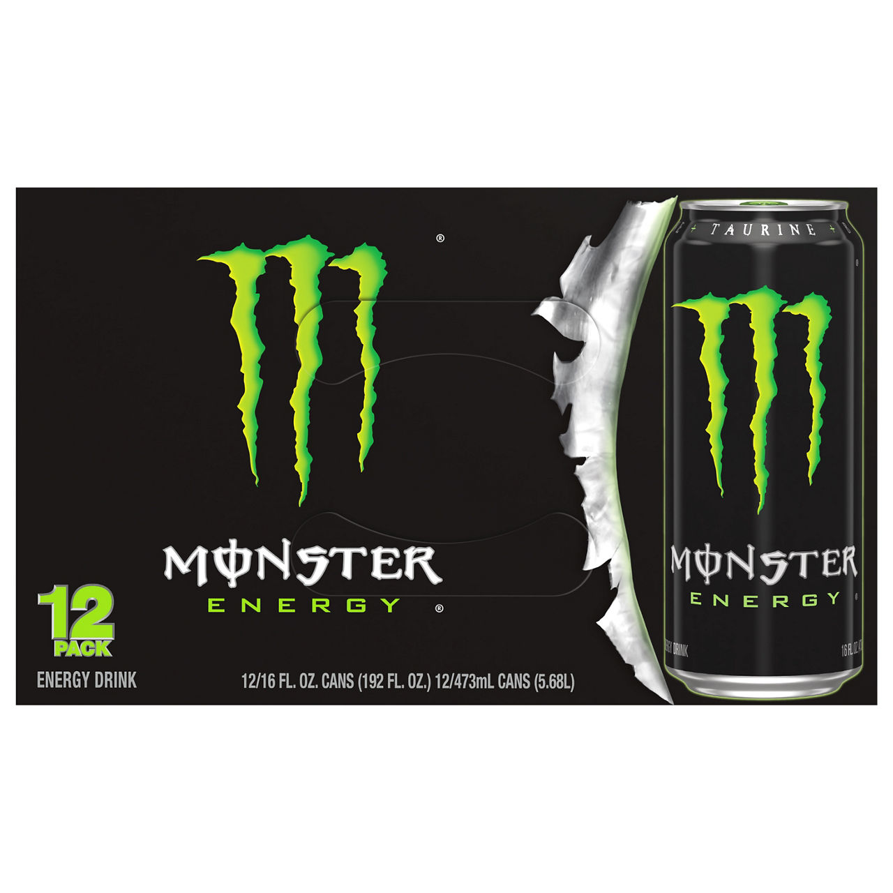 Photo of Monster Energy Drink, 12 Pack, 16 Oz Cans
