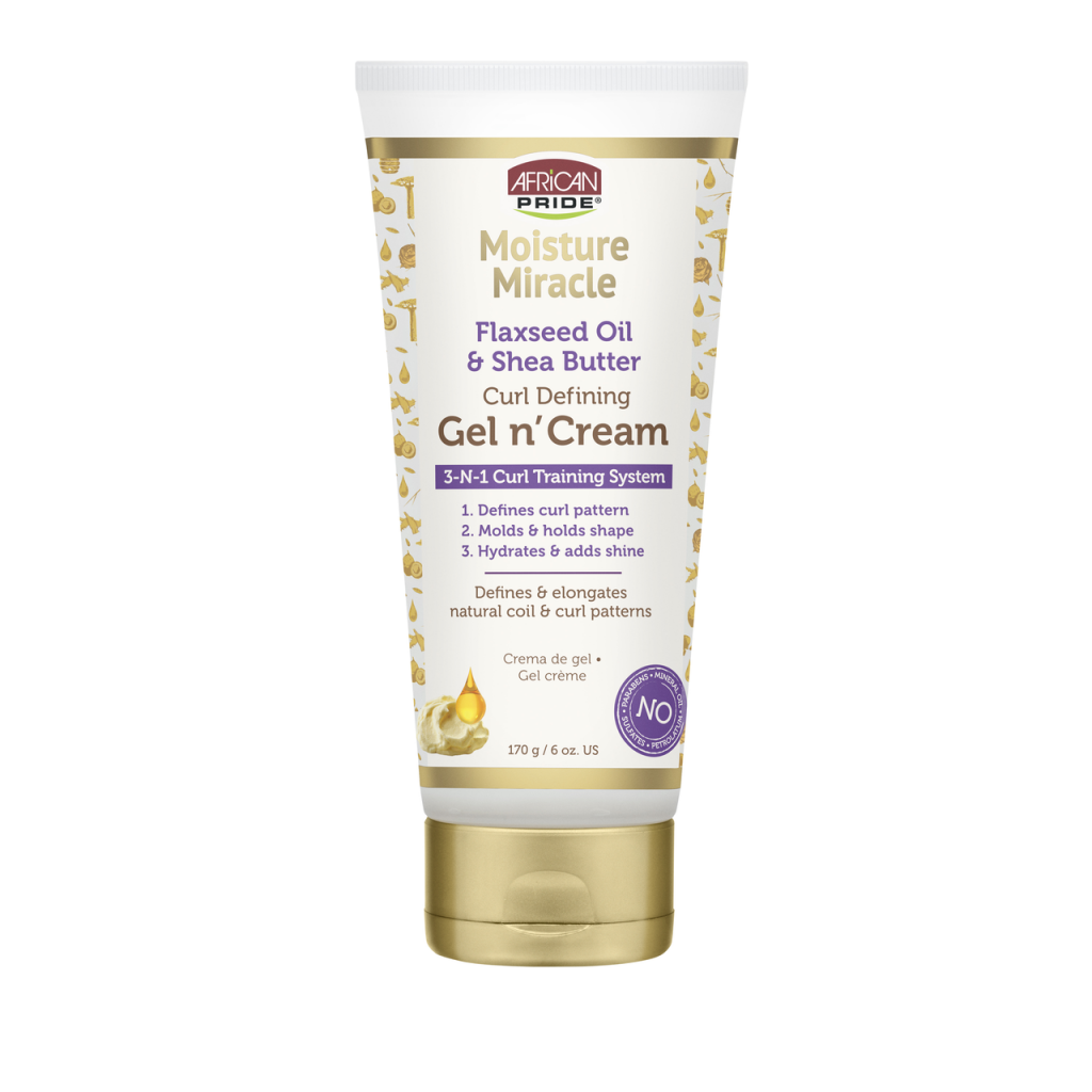Photo of African Pride Moisture Miracle Flaxseed Oil & Shea Butter Curl Defining Gel N' Cream 6oz