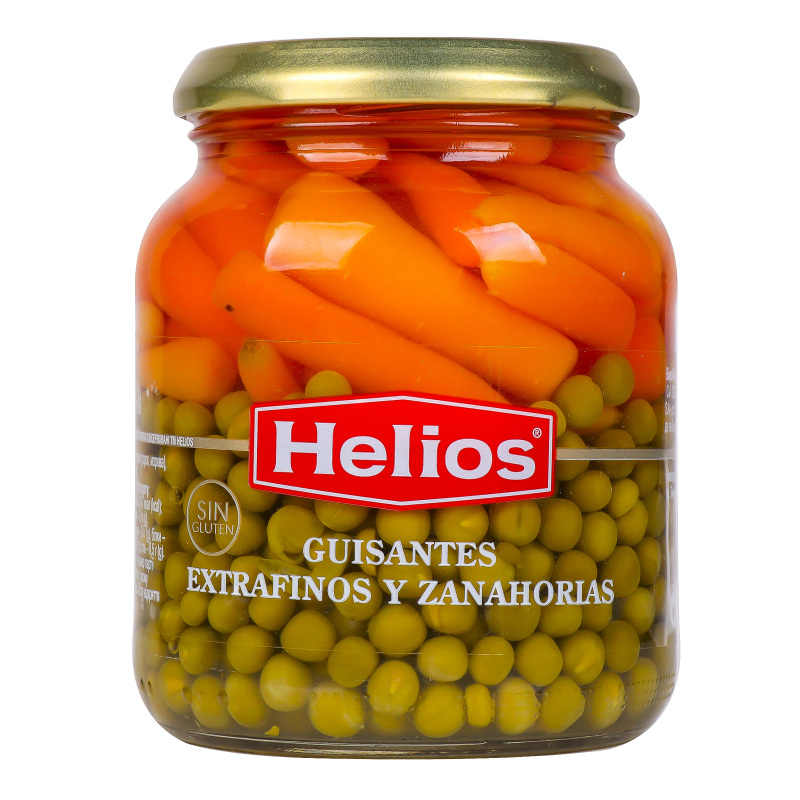 GUISANTES Y ZANAHORIAS HELIOS 340 GR