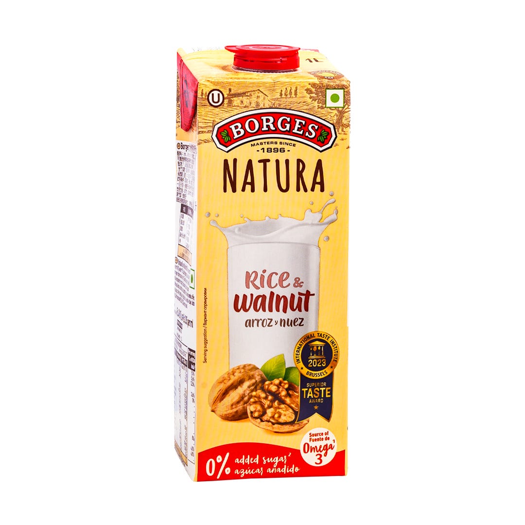 BEBIDA NUEZ-ARROZ BORGES NATURA 1L