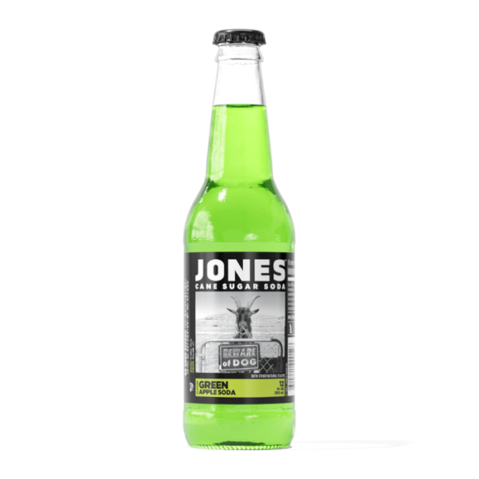 Cane Sugar Soda, Green Apple