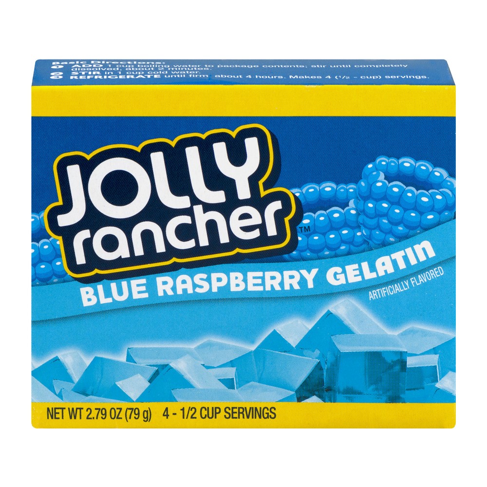 Gelatin, Blue Raspberry