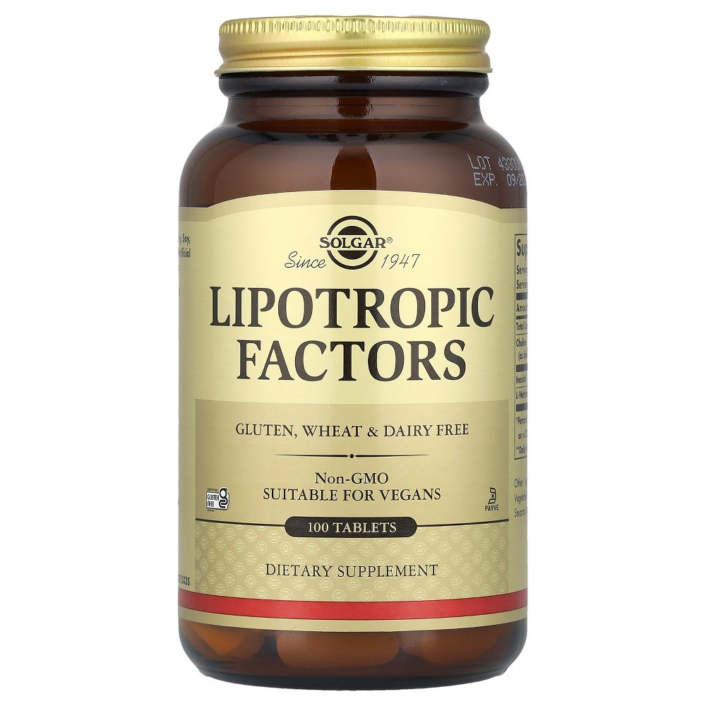 Photo of Solgar Lipotropic Factors, 100 Tablets