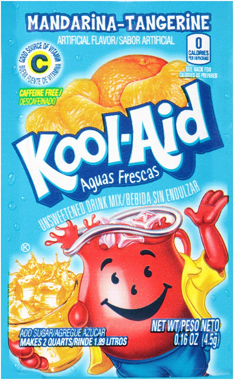 Kool-Aid, Unsweetened Drink Mix, Mandarina-Tangerine, Mandarina-Tangerine