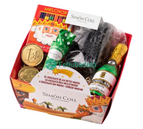 FIGURAS NAV.SIMON CHOCO.CESTA PEQ.105G