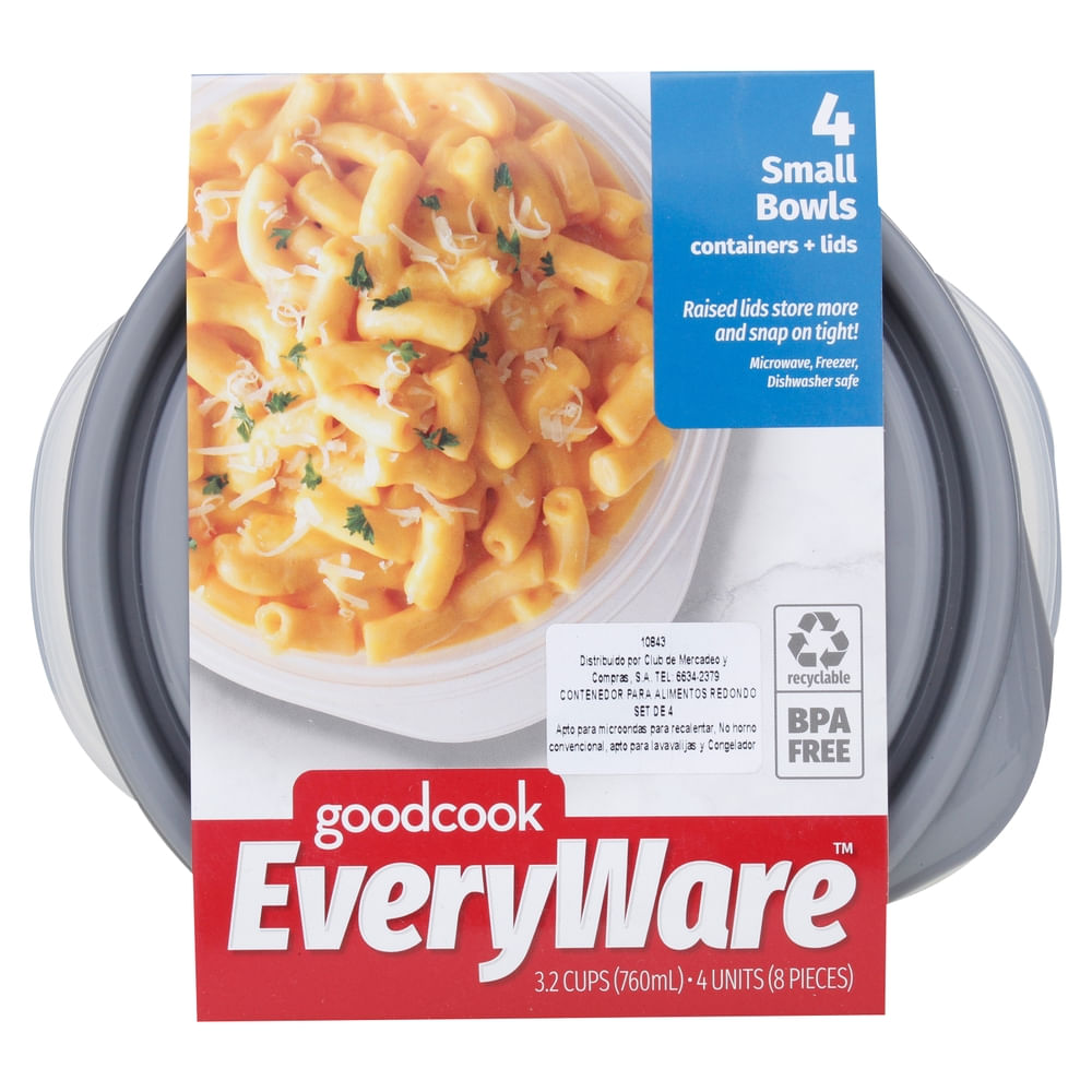 GoodCook Everyware Bowls, Containers + Lids, Small