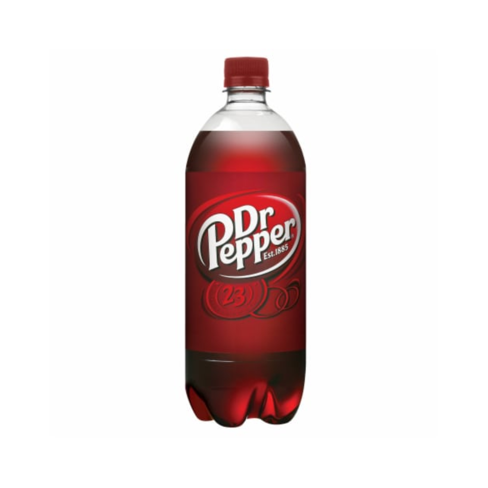 Dr Pepper Soda Bottle - 1 Liter