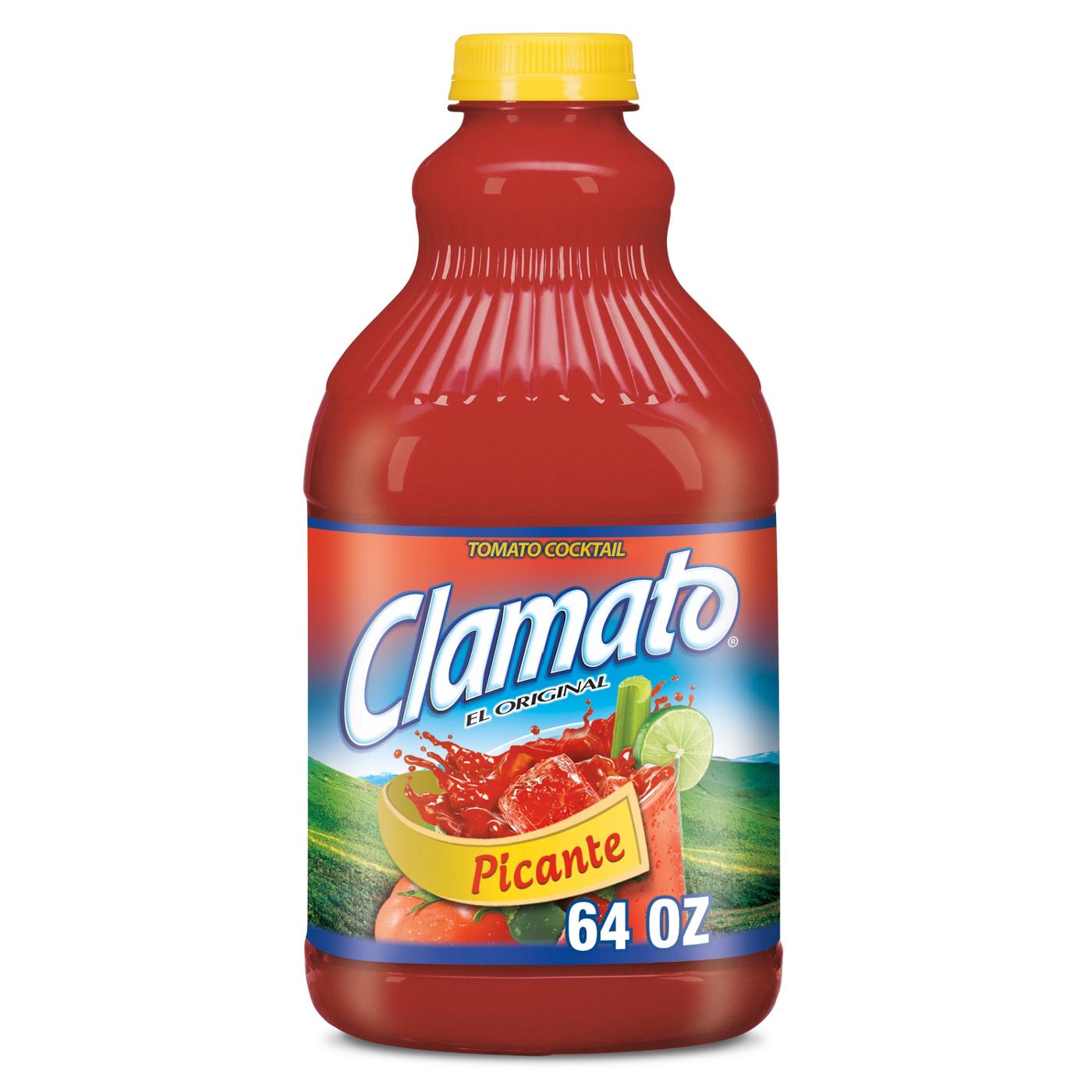 Clamato Picante Tomato Cocktail – 64 Fl Oz Bottle
