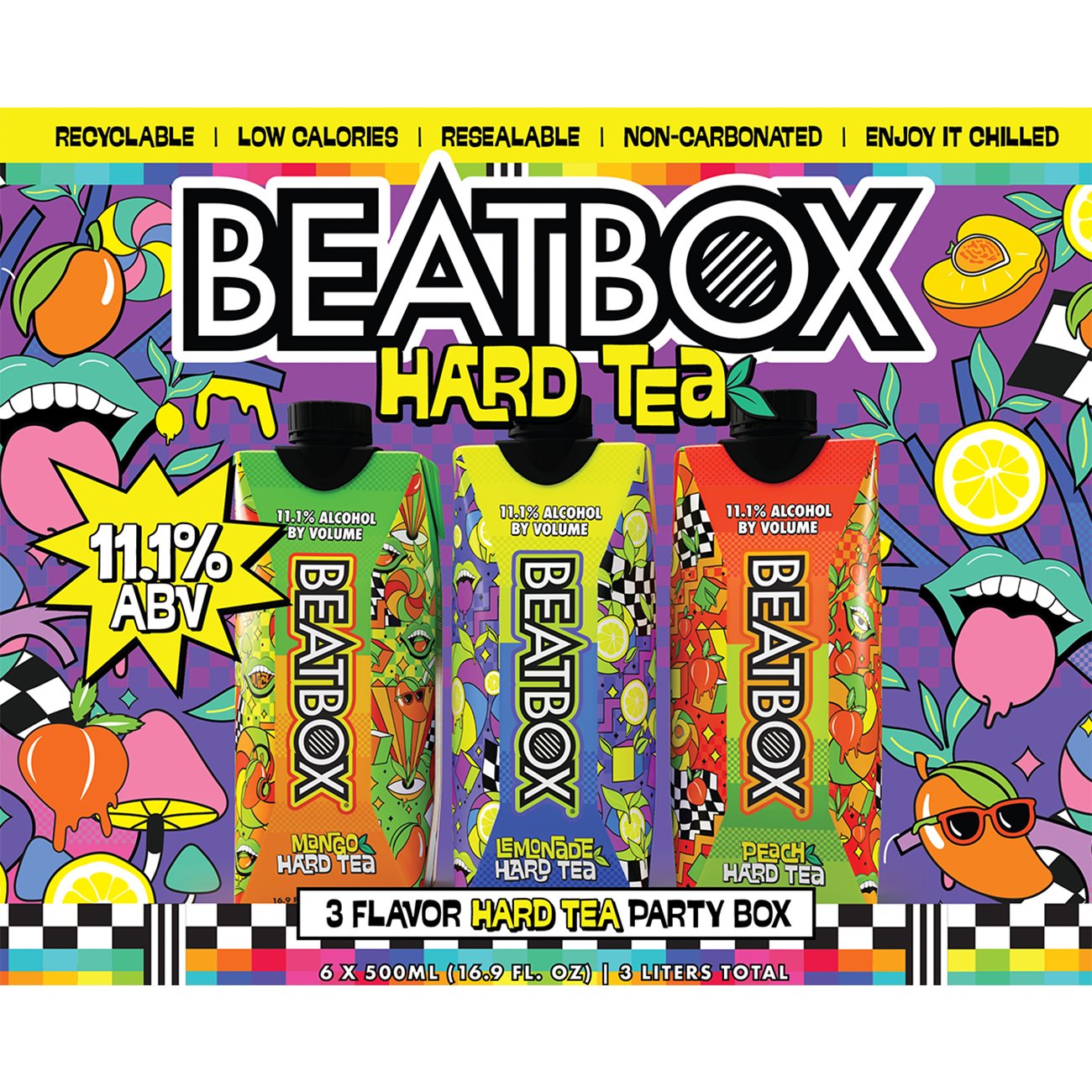 Photo of Beatbox Hard Tea Variety Pack – 500ml X 6