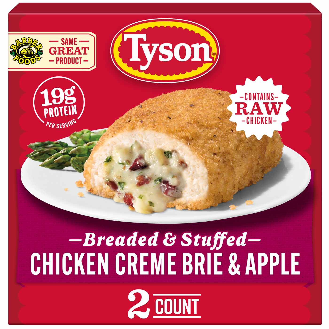 Tyson Breaded & Stuffed Chicken Creme Brie & Apple