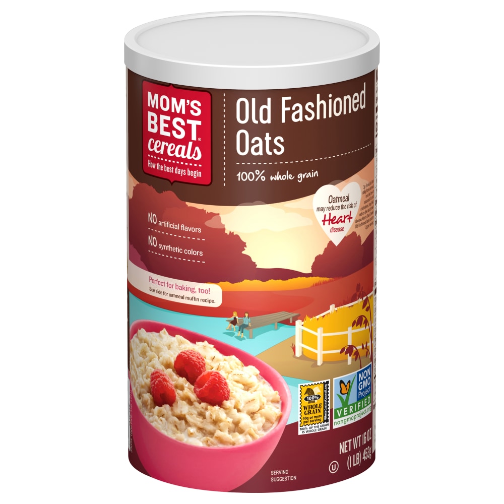 Photo of Mom's Best Oatmeal, Old Fashioned Oats