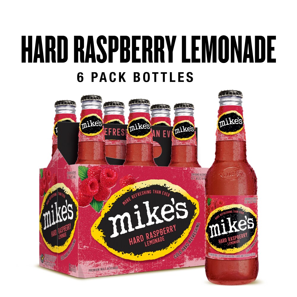 Hard Raspberry Lemonade Mike's Hard Black Raspberry Lemonade - 6pk / 12oz Bottles — UPC ...