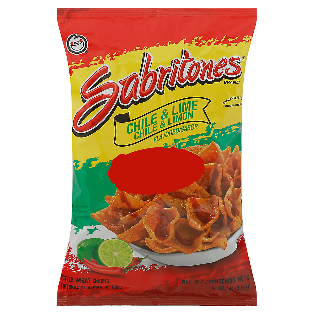 Photo of Sabritones Puffed Wheat Snacks, Chile & Lime