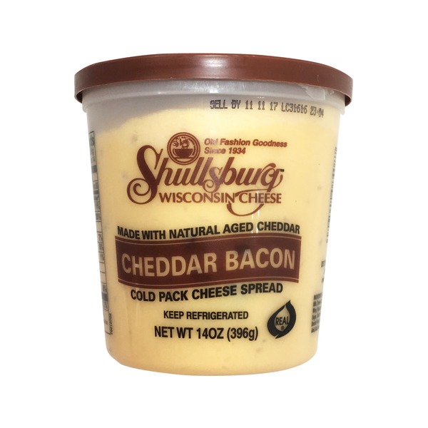 Cheddar Bacon Cold Pack Cheese Spread, Cheddar Bacon