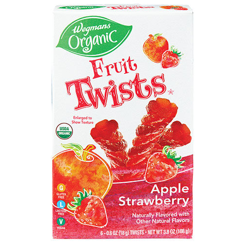 Apple Strawberry Fruit Twists, Apple Strawberry
