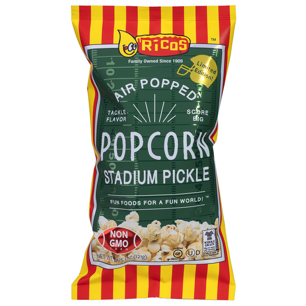 Tackle Flavor Stadium Picklf Air Popped Popcorn, Tackle