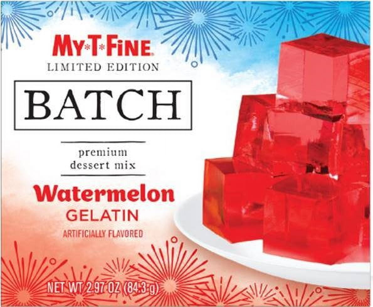 Watermelon Gelatin Batch Premium Dessert Mix, Watermelon