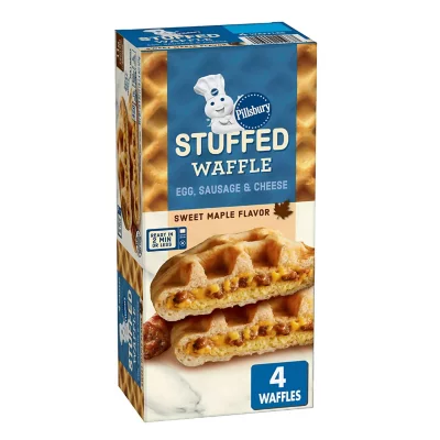 Pillsbury Sausage Egg and Cheese Stuffed Waffle 4 Count