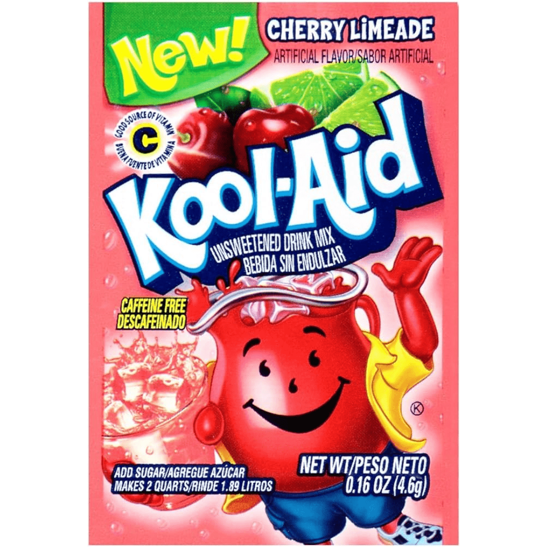 Caffeine Free Cherry Limeade Unsweetened Drink Mix, Cherry Limeade